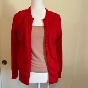 VINTAGE CARDI Classic Red Women's Sweater Small